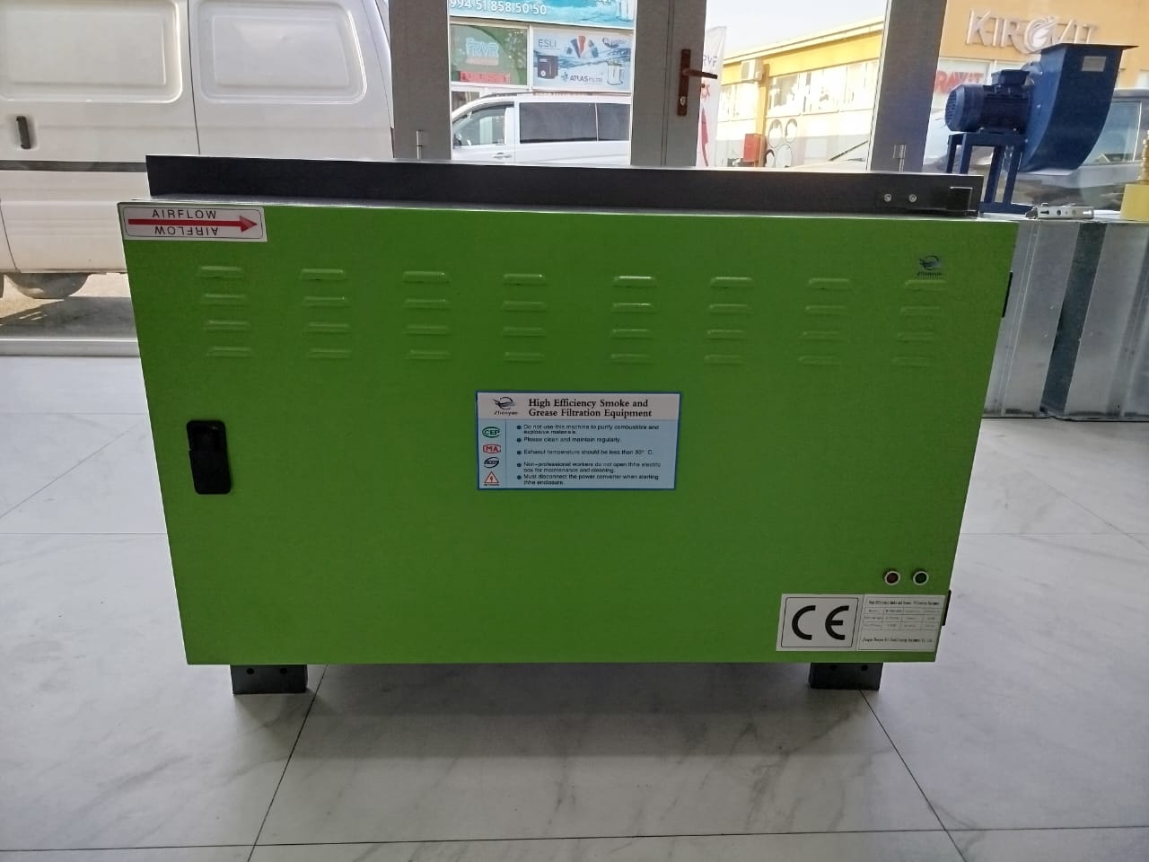 Elektrostatik filter 6000 m3